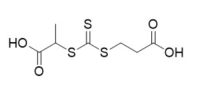 réactif acide thio CAS de RADEAU de 3 ((((1-Carboxyethyl) thio) Carbonothioyl)) Propanoic 870451-09-5 C7H10O4S3