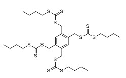 C, C, C », ''' de C - [1, 2, 4, 5-Benzenetetrayltetrak est (le méthylène)] Tetrakis (Carbonotrithioate C-butylique)
