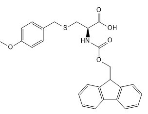 Dérivés d'acide aminé de la pureté 98% 141892-41-3 Fmoc-Cys (PMeOBzl) - poudre de l'OH C26H25NO5S