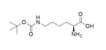 H-Lys ((Boc) -OH CAS n° 2418-95-3 Poudre blanche ou presque blanche Purification 98% Haute pureté Pour les produits pharmaceutiques
