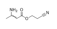 2 poudre blanche 98% de Cyanoethyl 3 Aminobut 2 Enoate CAS No 43107-08-0