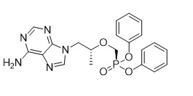 Diphényl (R) - ((((1-(6-Amino-9H-Purine-9-Yl) Propane-2-Yl) -O-méthyl) phosphonate CAS 342631-41-8 Pour une pureté TFA de 97%