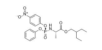 N-[(S) - ((4-nitrophénoxy) phénoxyphosphinyl]-L-alanine 2-éthylbutyl ester 1354823-36-1 jaune à blanc pâle poudre 95%