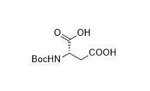Le Boc-Asp-OH CAS No 13726-67-5 pour la pureté blanche 99% de poudre de dérivés d'acides aminés