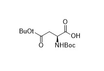 Boc-asp (OtBu) - OH CAS No 1676-90-0 pour la pureté blanche 99% de poudre de dérivés d'acides aminés
